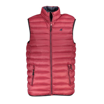U.S. Grand Polo Sleek Sleeveless Pink Zip Jacket