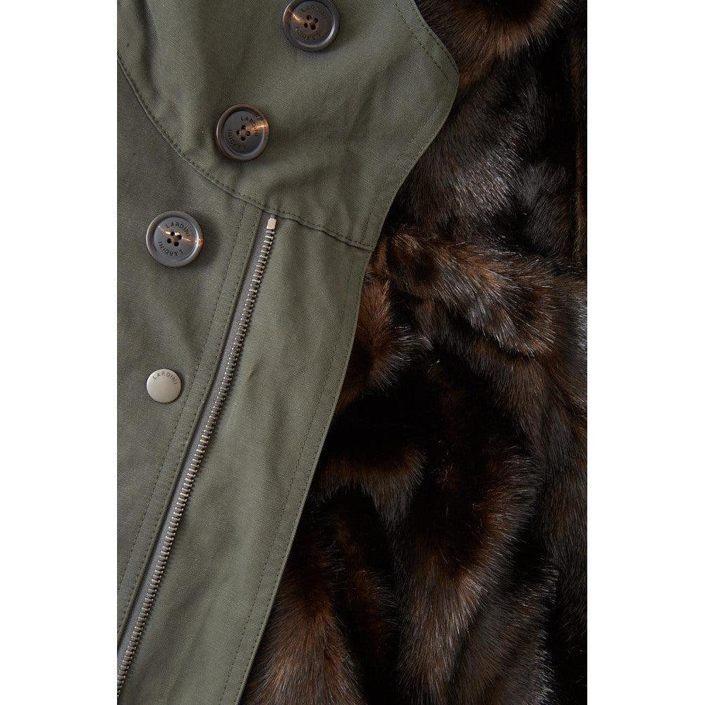 Lardini Parka Jacket with Inner Eco Fur