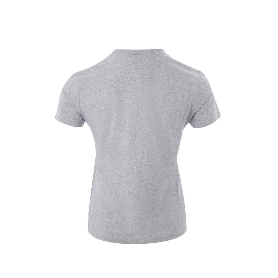 Kenzo Grey Cotton T-Shirt with Eye Front Printed