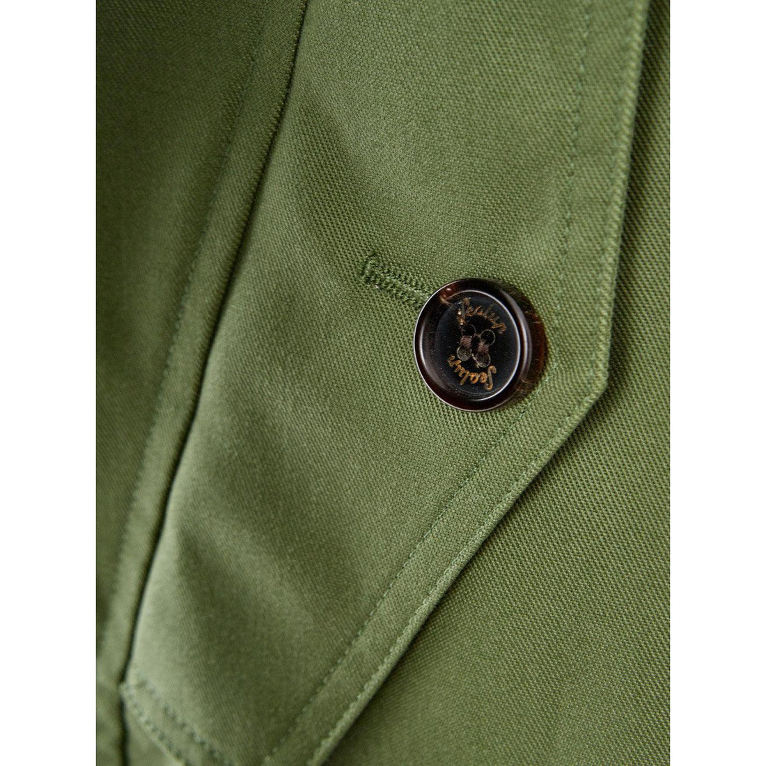 Sealup Elegant Green Single Breast Jacket