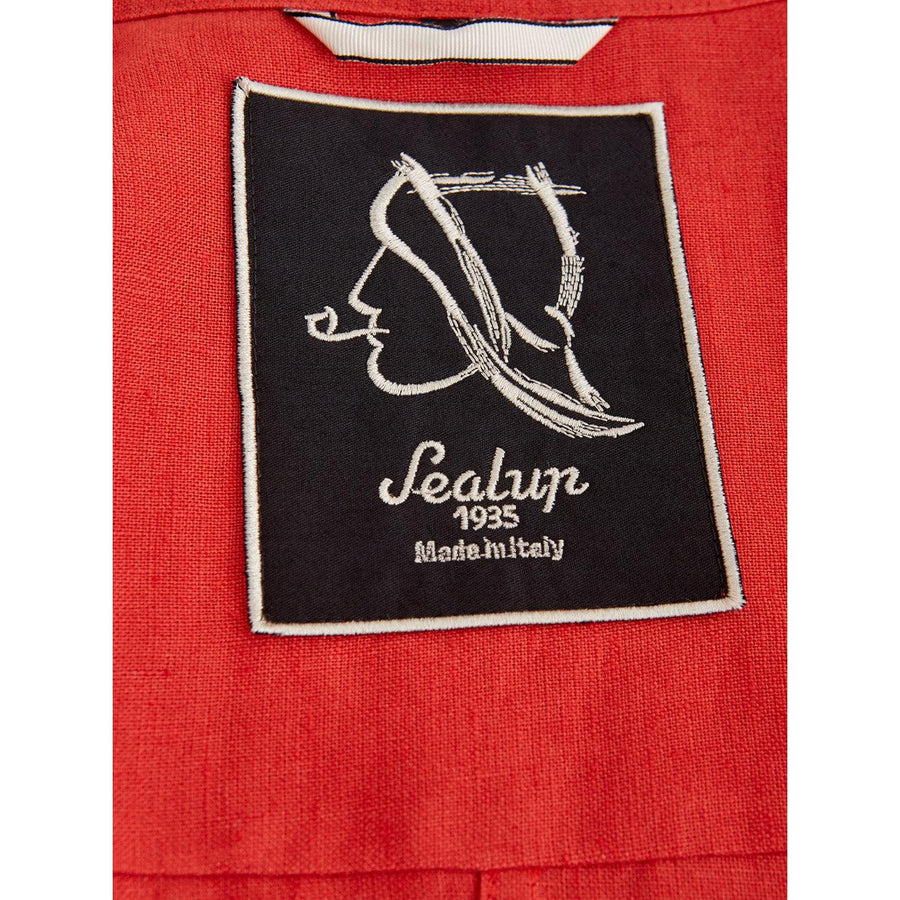 Sealup Elegant Orange Cropped Jacket - Fresh and Stylish