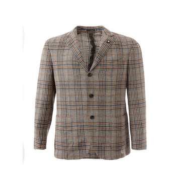 Lardini Elegant Linen Three-Button Jacket