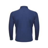Gran Sasso Blue Wool Long Sleeves Polo Sweater