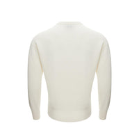 Gran Sasso Elegant White Geelong Wool Sweater