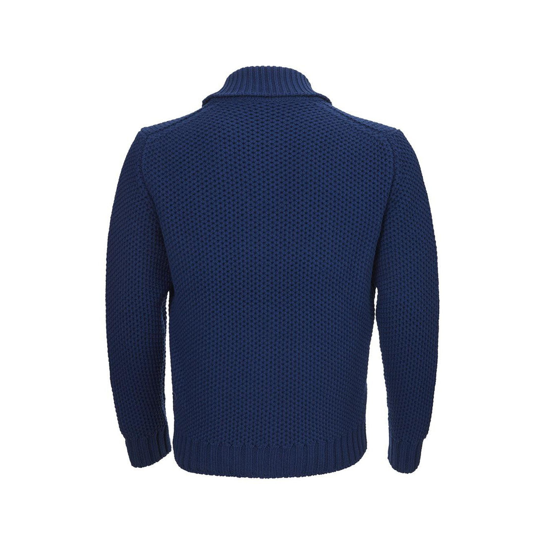 Gran Sasso Wool Blu Sweater with Zip