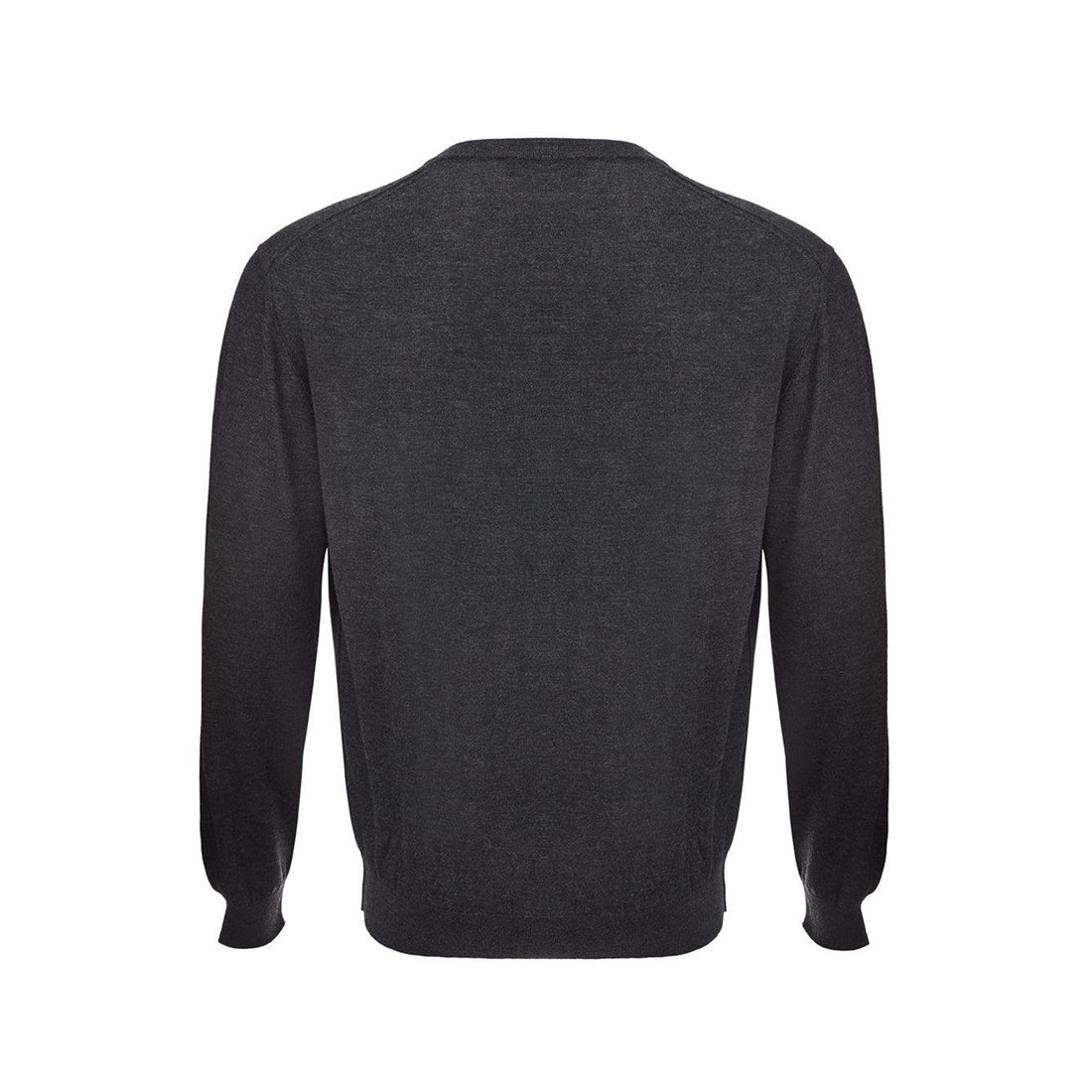 Dolce & Gabbana Italian Cashmere V-Neck Sweater - Dark Grey