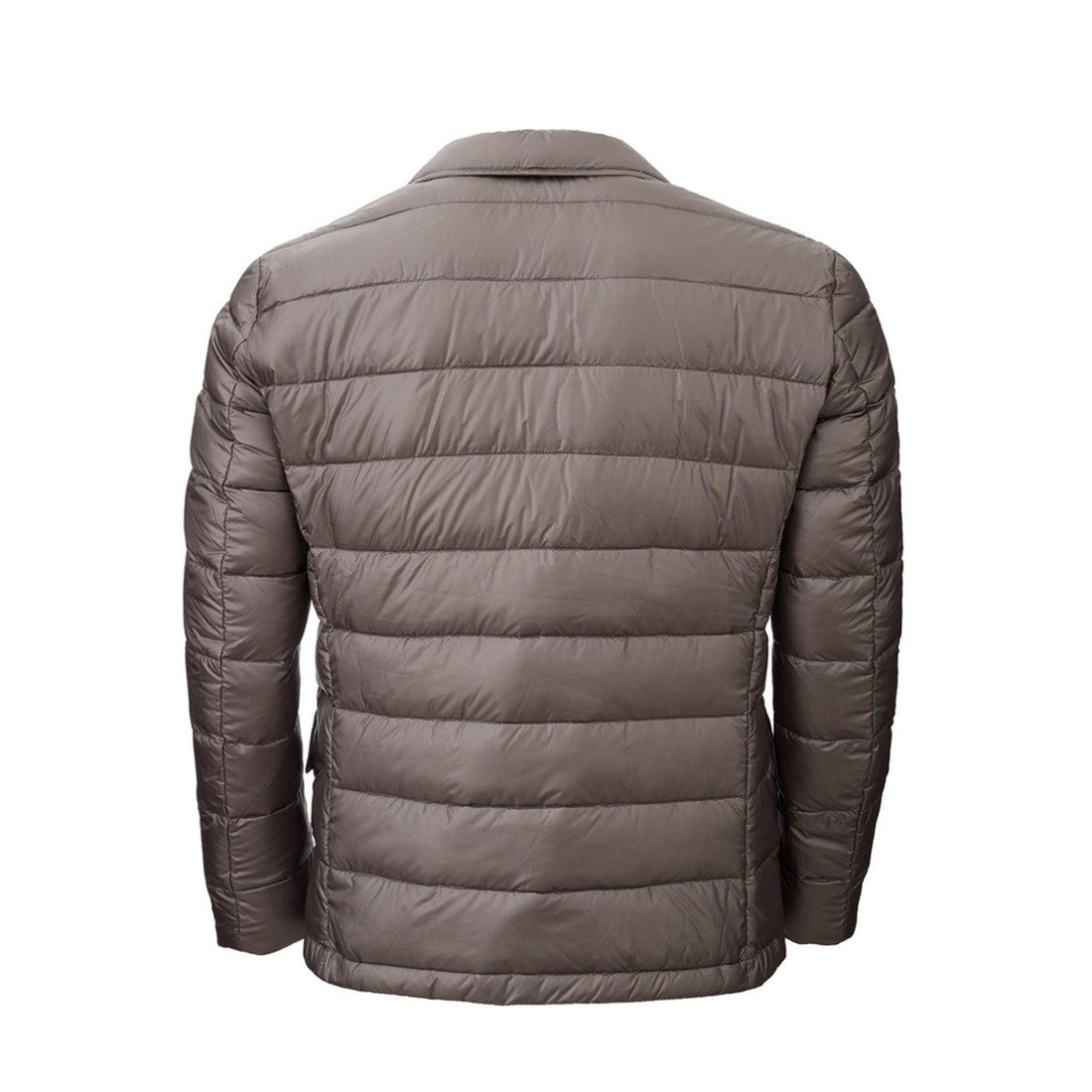 Add Elegant Dove Grey Quilted Jacket