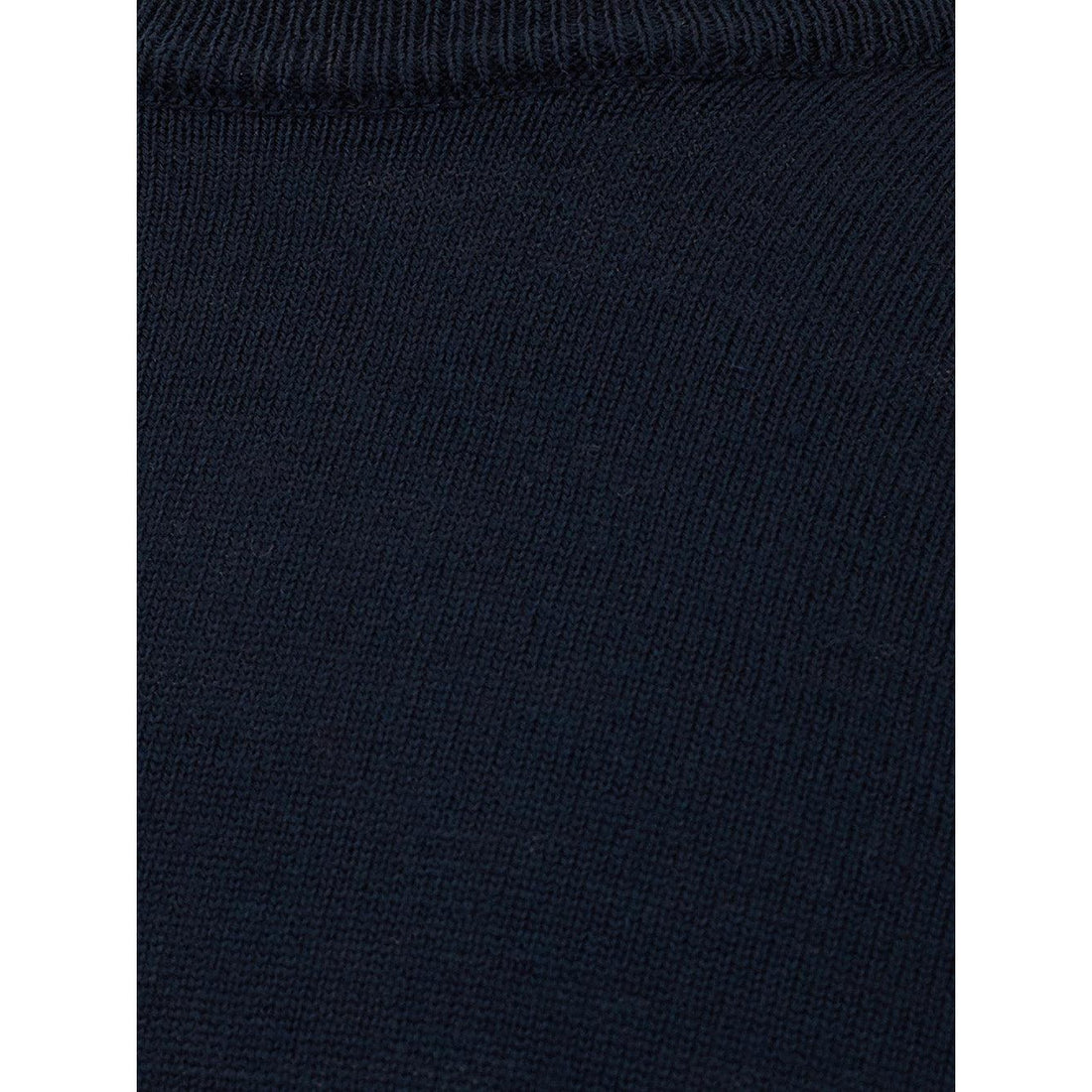 FERRANTE Round Neck Blu Wool Jumper