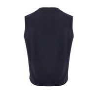 FERRANTE Elegant Wool Gilet Sleeveless Classic Vest