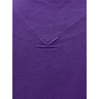 Kenzo Purple Cotton T-Shirt with Front Print