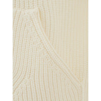 KANGRA Elegant White Wool Turtleneck Jumper