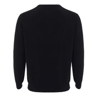 Colombo Black V-Neck Cashmere Sweater