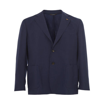 Colombo Elegant Blue Cashmere Men's Jacket