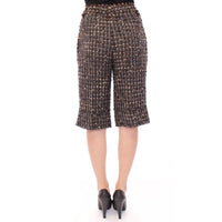 Dolce & Gabbana Multicolor wool shorts pants