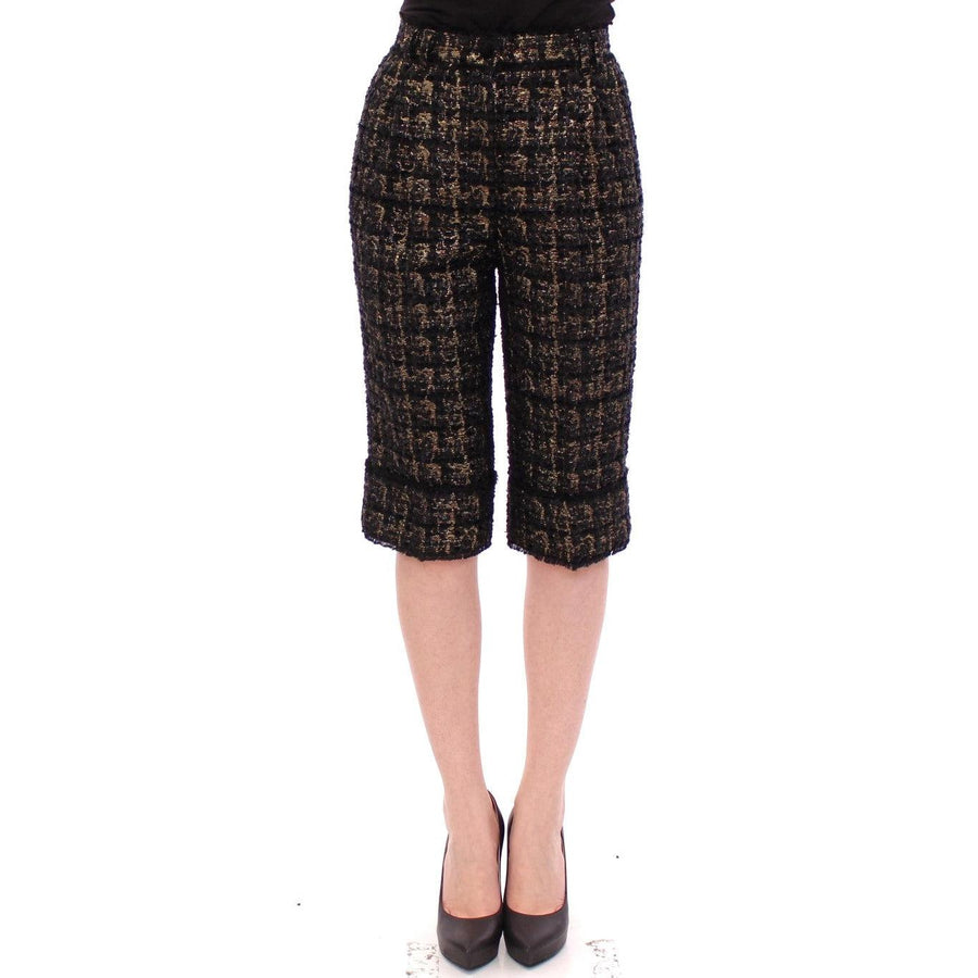 Dolce & Gabbana Black fabric shorts pants