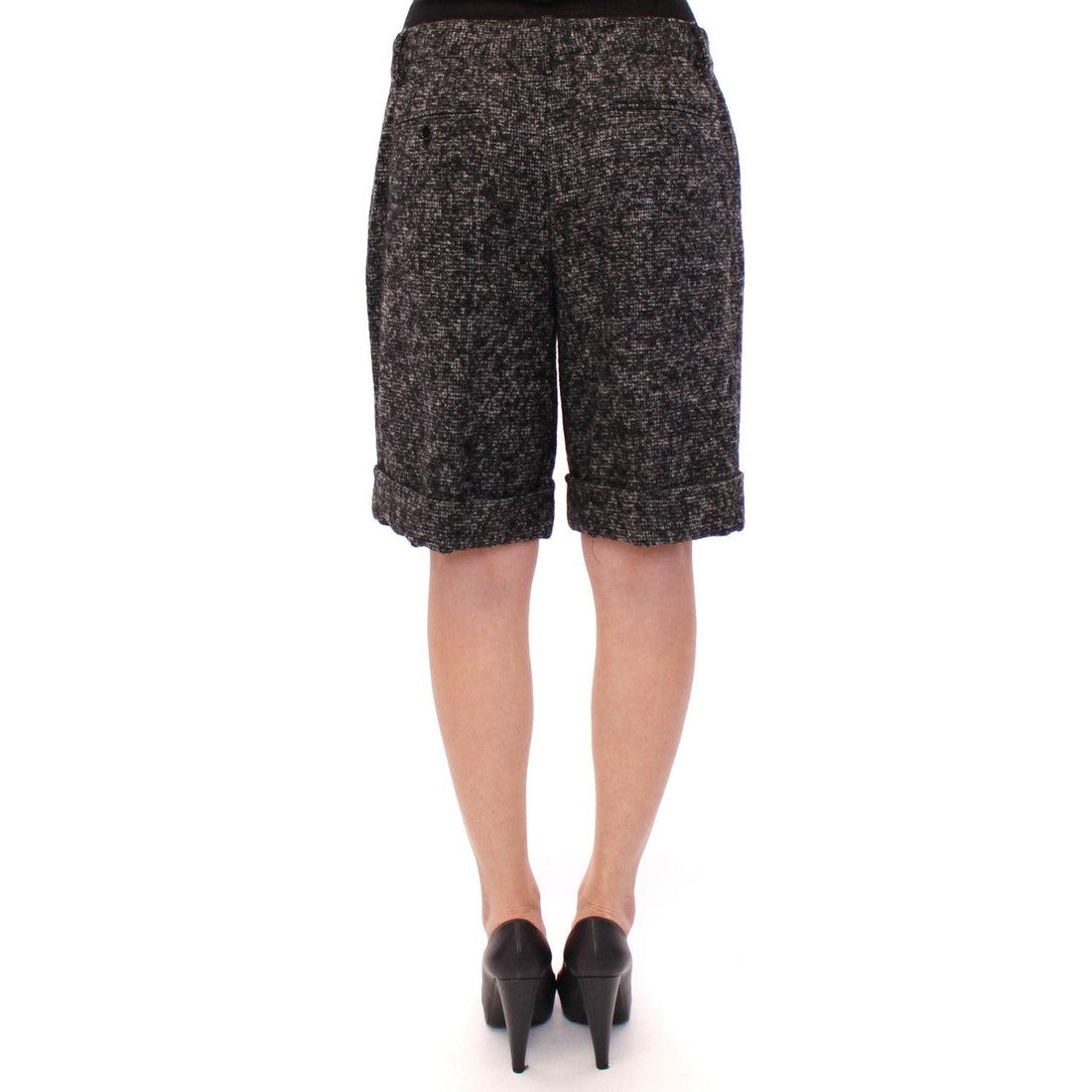 Dolce & Gabbana Gray wool shorts pants