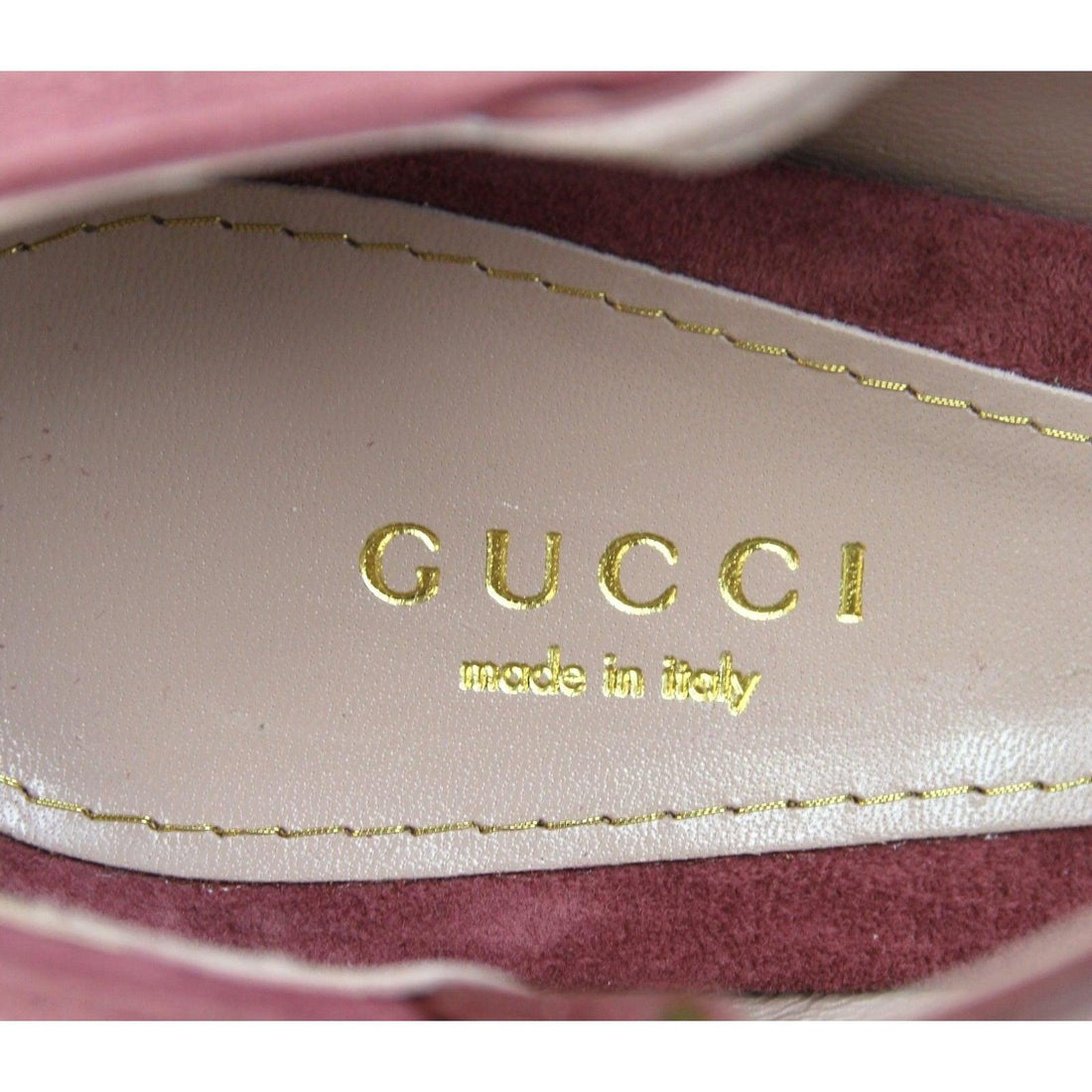 Gucci Women Tibet Red Suede High Heel Pump Shoes