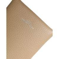 Dolce & Gabbana Beige Leather Purse Crossbody Sling Phone Bag