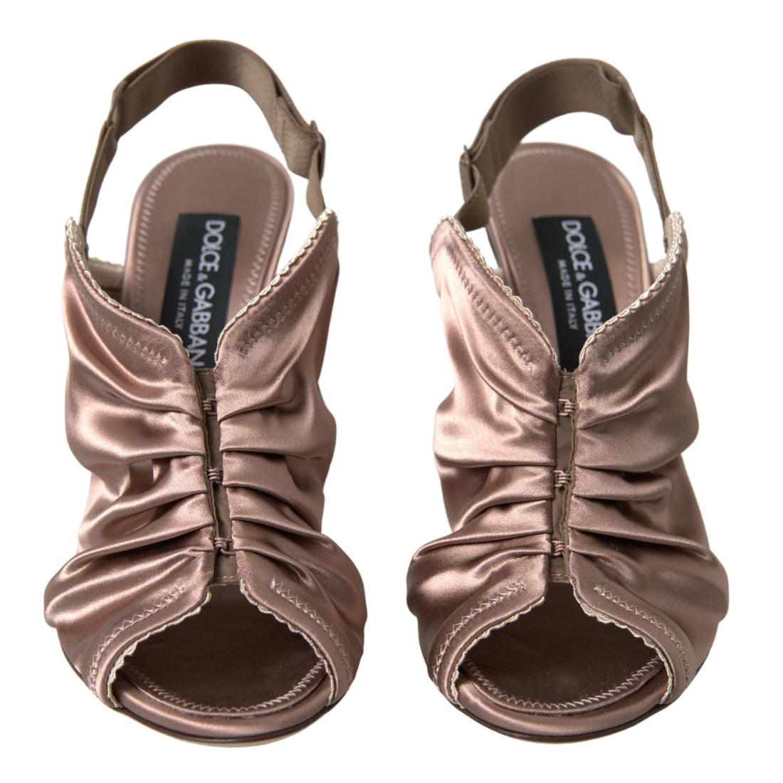 Dolce & Gabbana Light brown Slingback Corset Style Fastening stiletto heels