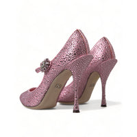 Dolce & Gabbana Enchanting Pink Crystal Pumps