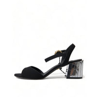 Dolce & Gabbana Elegant Ankle Strap Sandals with Mirror Heels