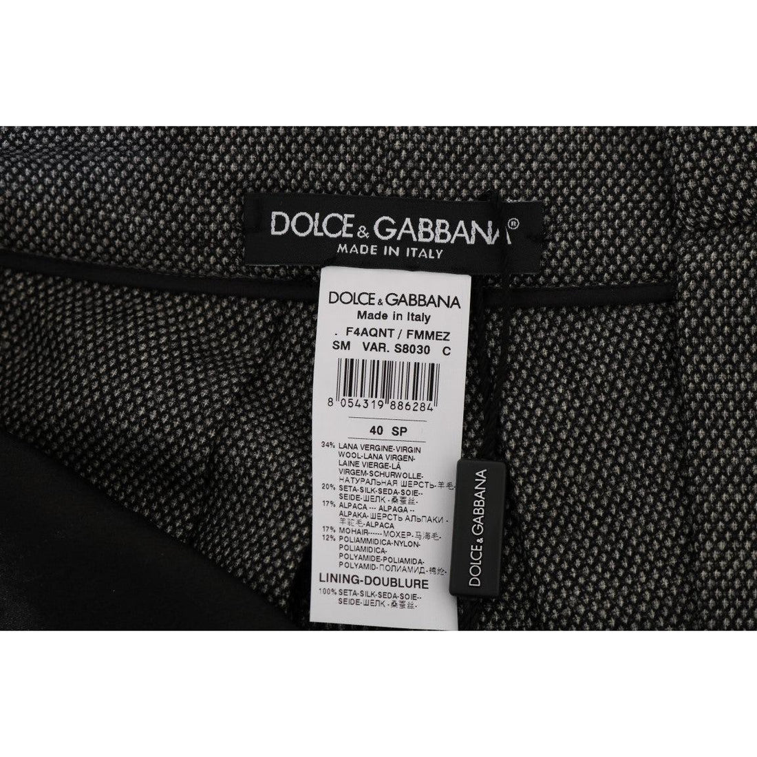 Dolce & Gabbana Chic High Waist Wool Mini Shorts