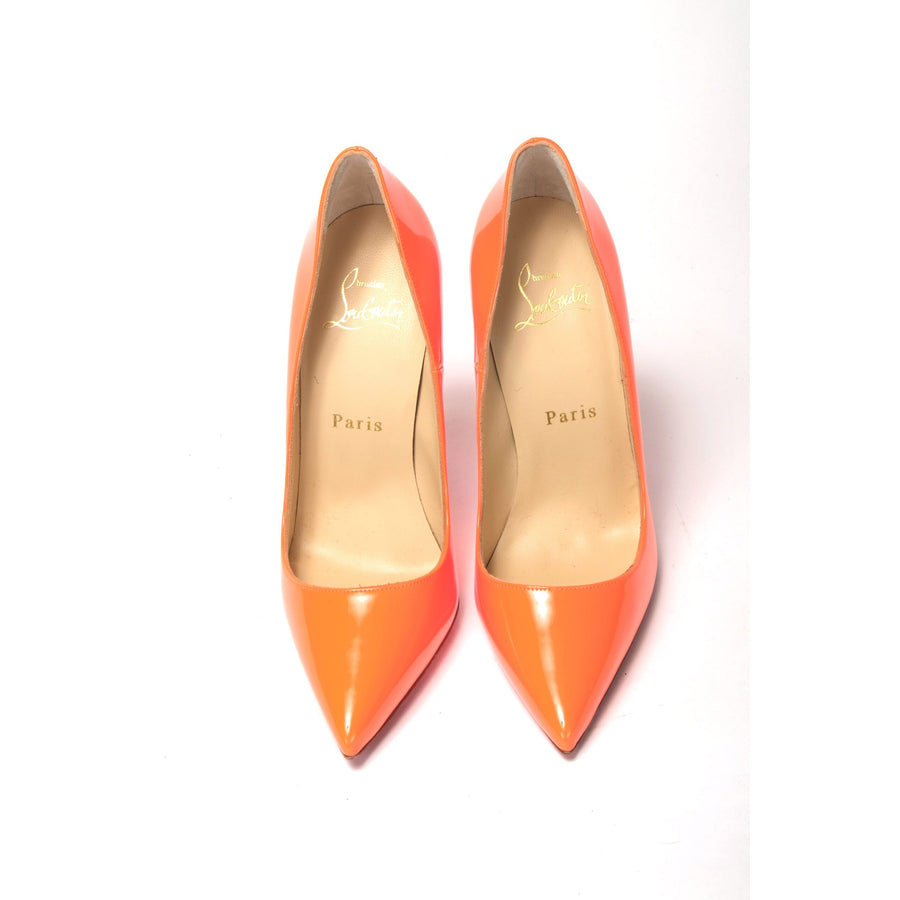 Christian Louboutin Neon Orange So Kate Patent High Heel