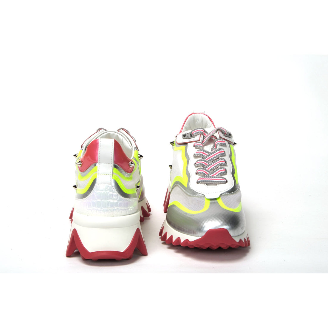 Christian Louboutin Multicolor Version Sharkina Flat Rete Sneaker