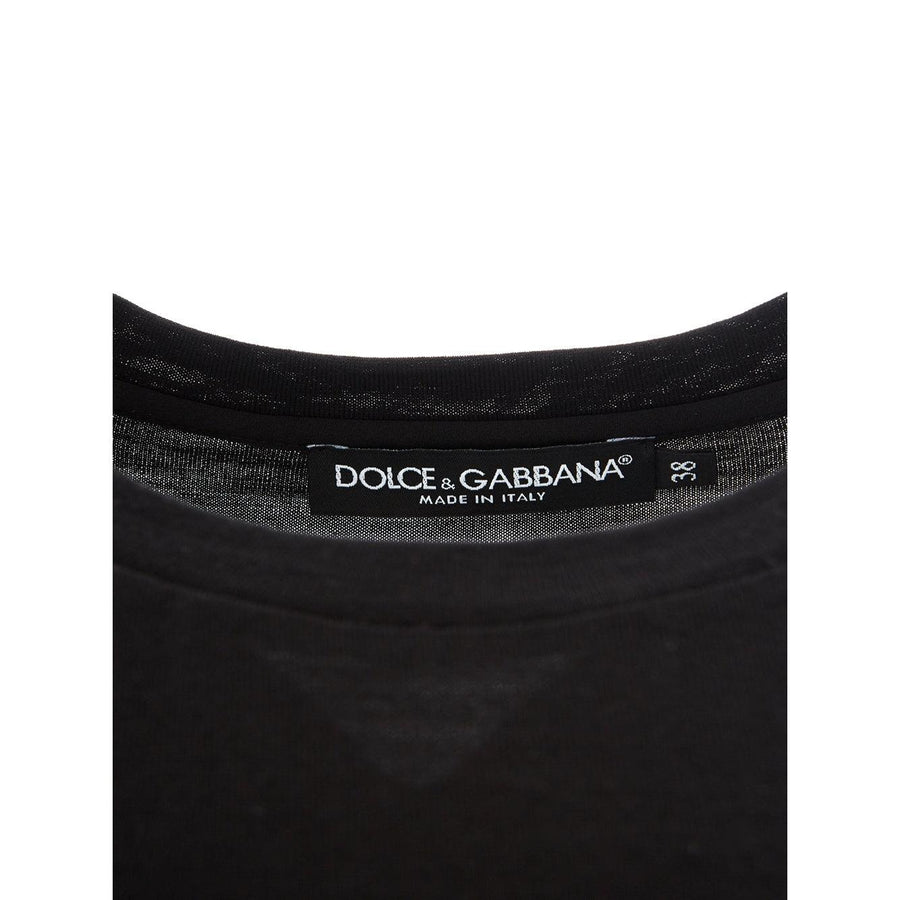 Dolce & Gabbana Black Wool T-shirt