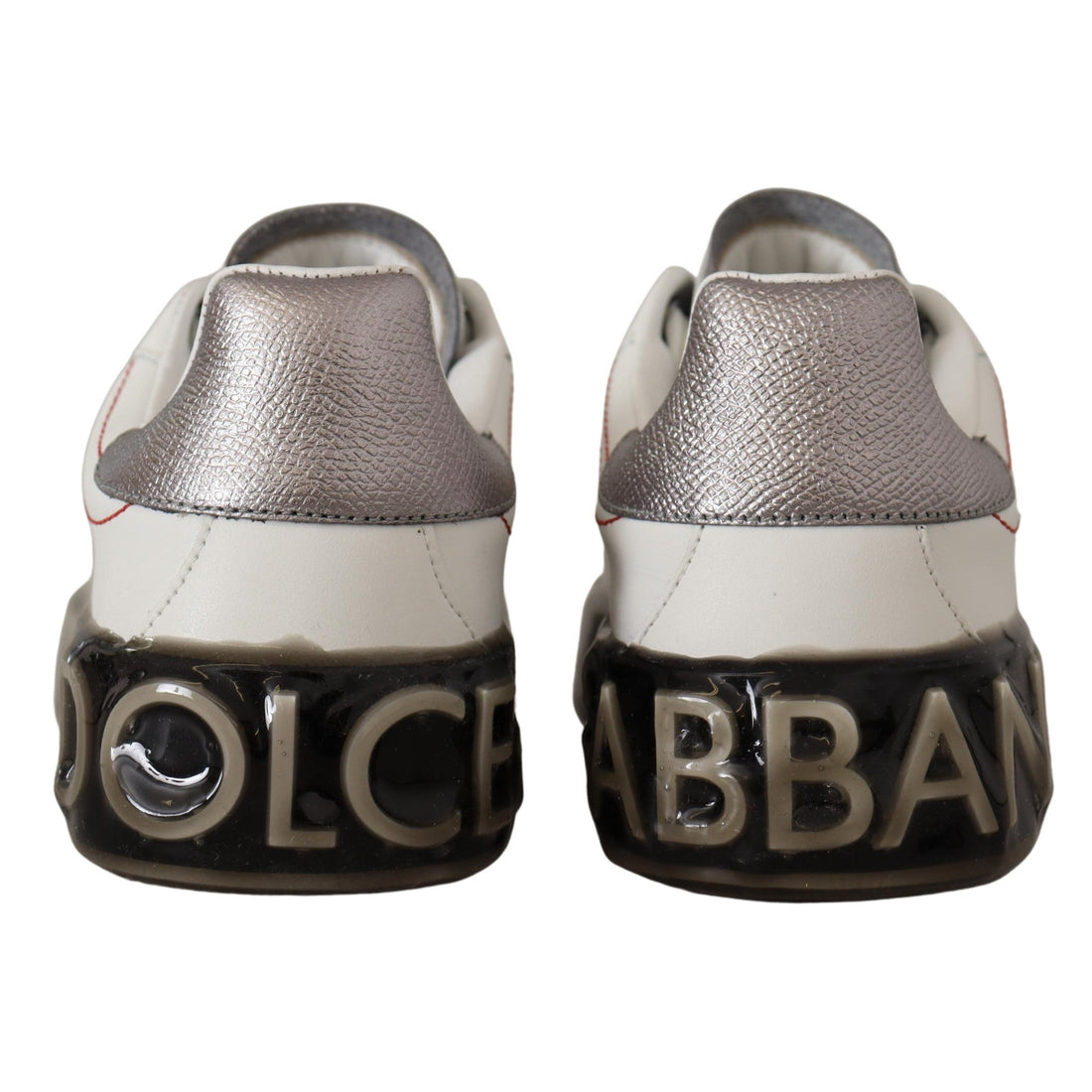 Dolce & Gabbana Elegant White Leather Sneakers