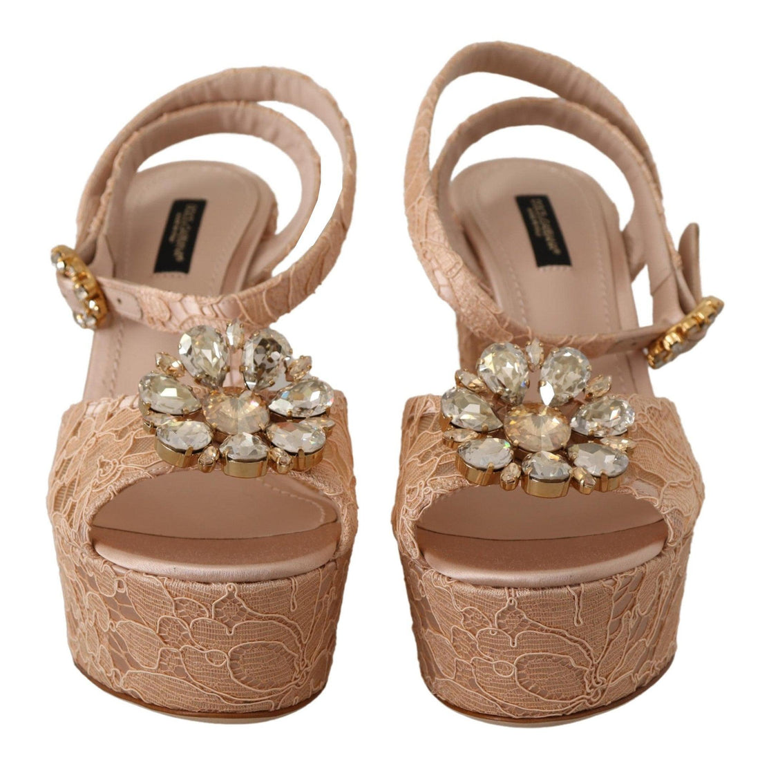Dolce & Gabbana Elegant Pink Platform Heels