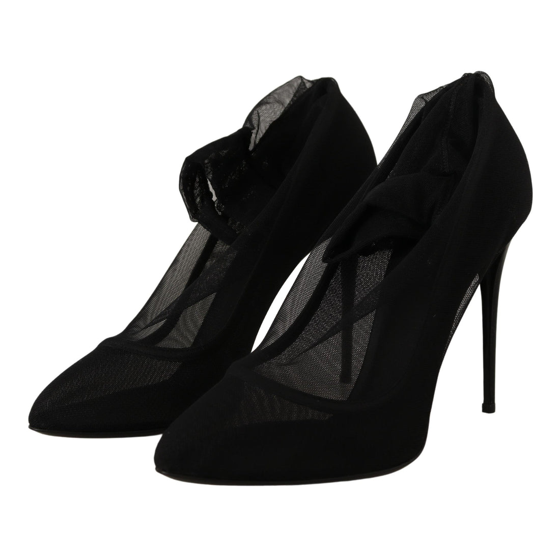 Dolce & Gabbana Elegant Black Stretch Socks Boots