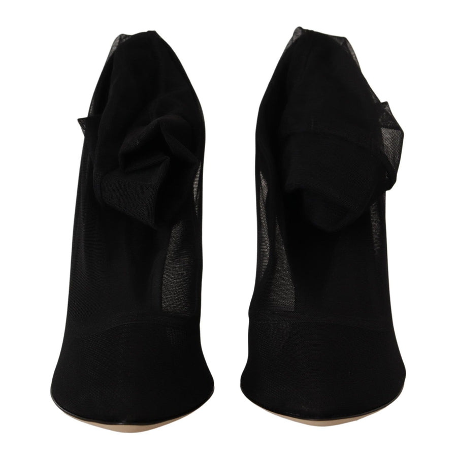 Dolce & Gabbana Elegant Stretch Sock Boot Pumps