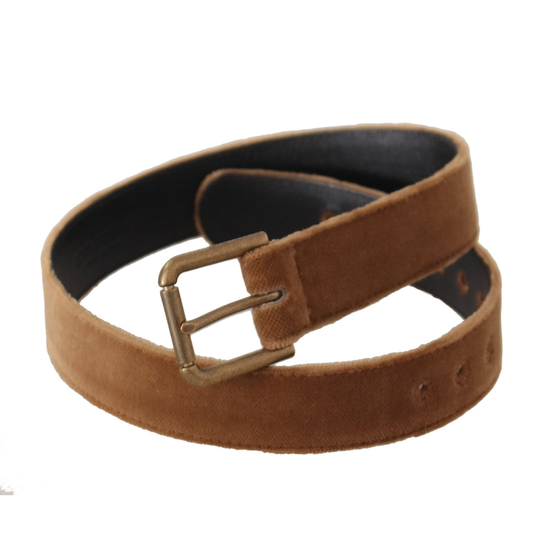 Dolce & Gabbana Elegant Engraved Buckle Leather Belt