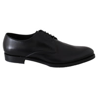 Dolce & Gabbana Black Leather SARTORIA Men's Shoes