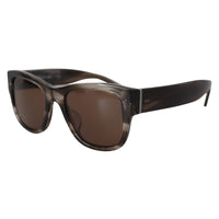 Dolce & Gabbana Brown Acetate Square DG338F Sunglasses
