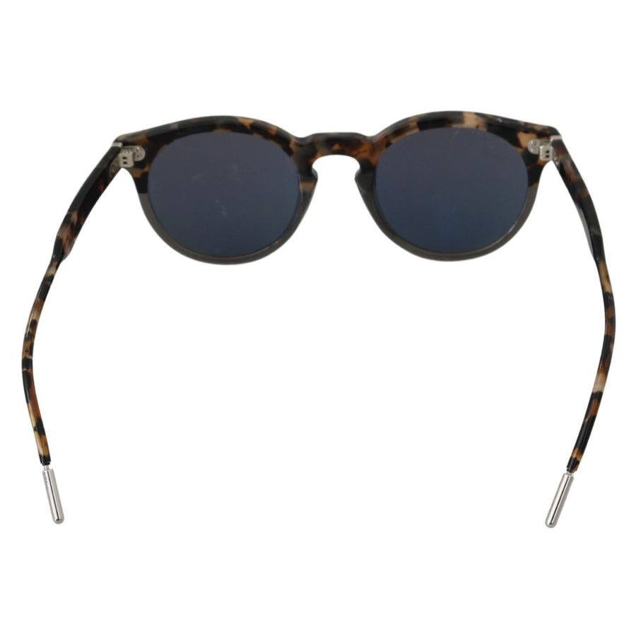 Dolce & Gabbana Brown Leopard Pattern DG4829 Mens Oval Sunglasses