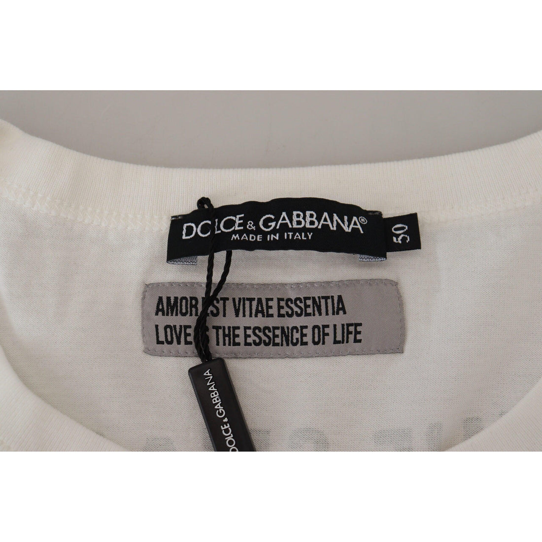 Dolce & Gabbana Elegant Crew Neck Cotton Tee