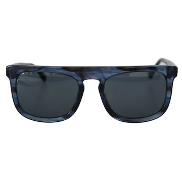 Dolce & Gabbana Elegant Blue Acetate Sunglasses