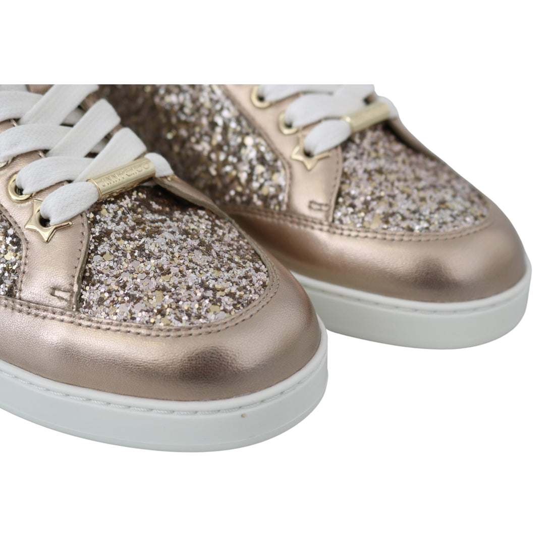 Jimmy Choo Ballet Pink Leather Miami Sneakers
