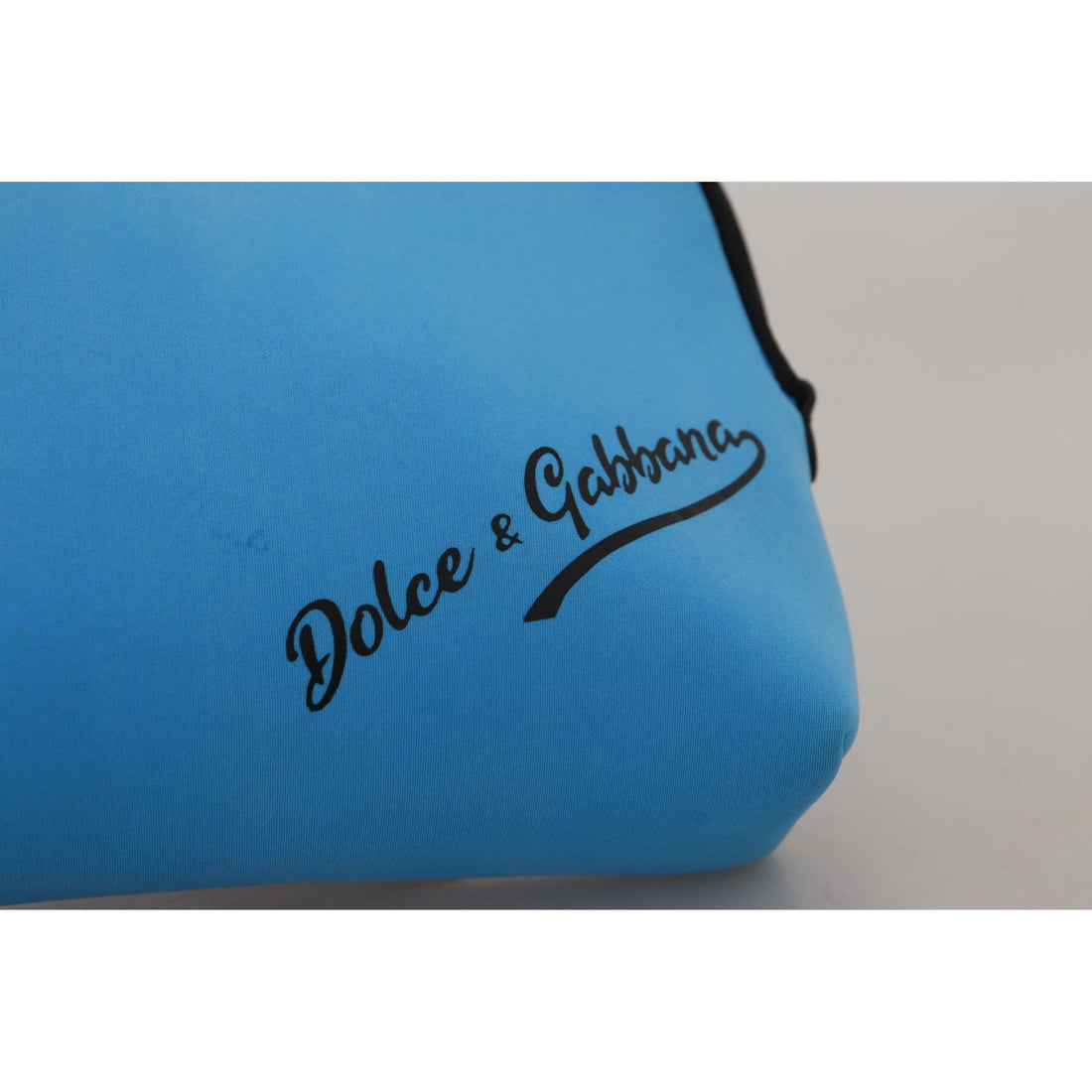 Dolce & Gabbana Elegant Blue Polyamide Pouch Bag