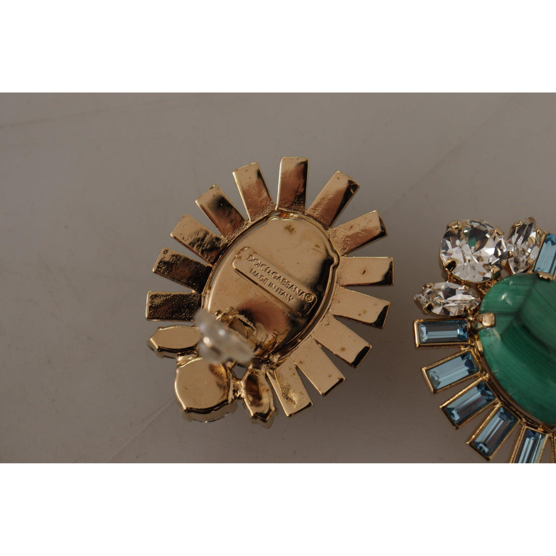 Dolce & Gabbana Sicilian Statement Clip-On Earrings