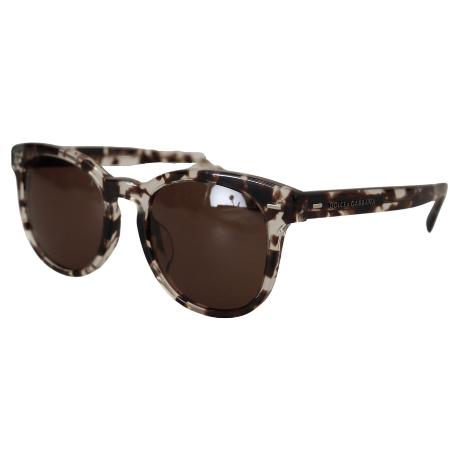 Dolce & Gabbana Chic Havana Brown Acetate Sunglasses
