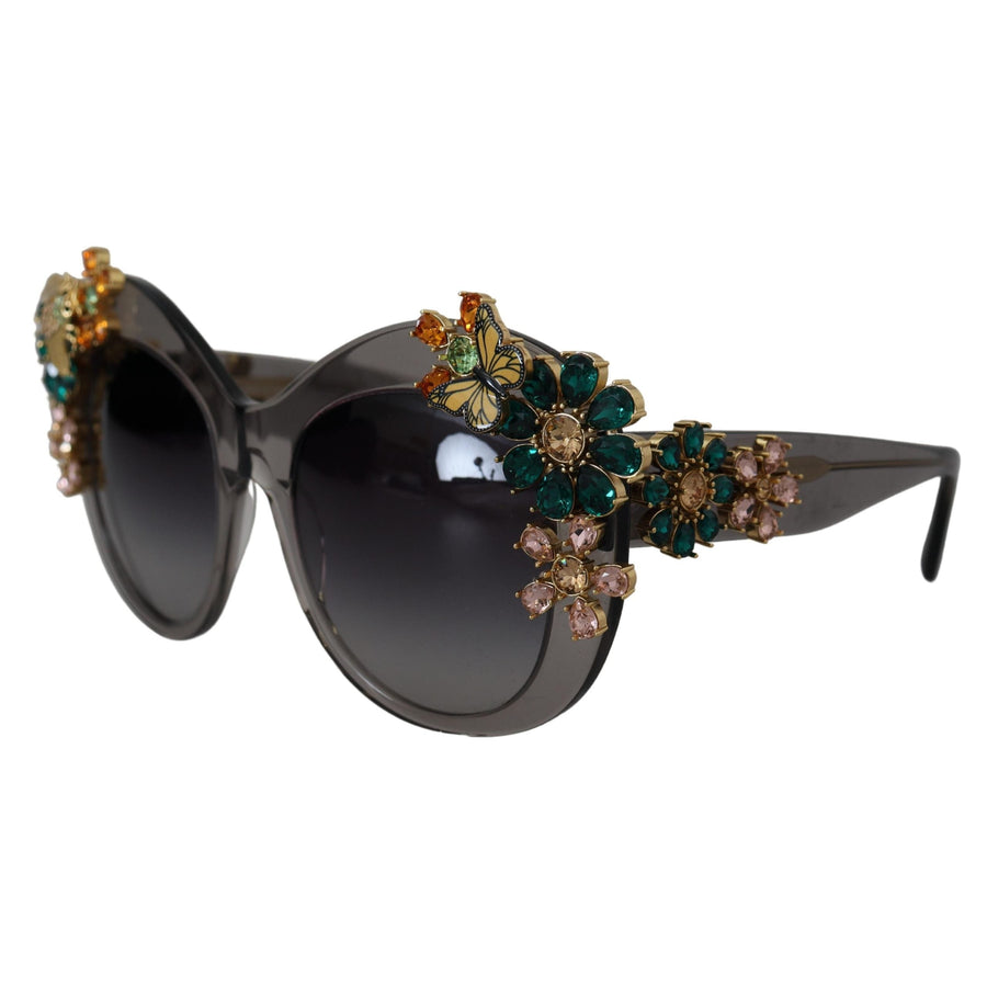 Dolce & Gabbana Crystal-Cat Eye Luxury Sunglasses
