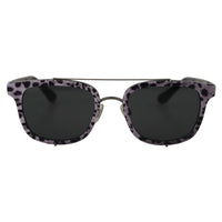 Dolce & Gabbana Chic Purple Lens Metal Frame Sunglasses