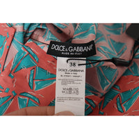 Dolce & Gabbana Pink Sail Boat Print Cotton T-shirt