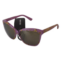 Dolce & Gabbana Elegant Violet Acetate Sunglasses