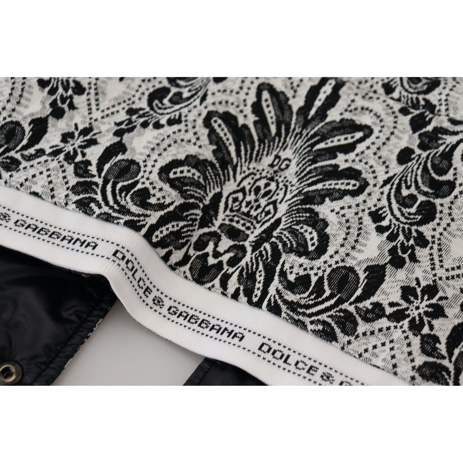 Dolce & Gabbana Elegant Floral Cotton Whole Head Wrap Hat