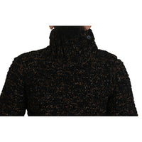 Dolce & Gabbana Brown Fatto A Mano Turtleneck Pullover Sweater