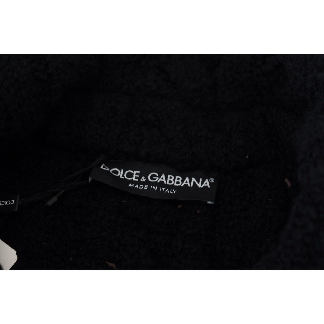 Dolce & Gabbana Elegant Black Wool-Cashmere Cardigan Sweater
